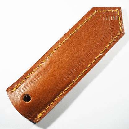 Dab Blade - Kris - Damascus - Yellow/Black Ring Resin Handle