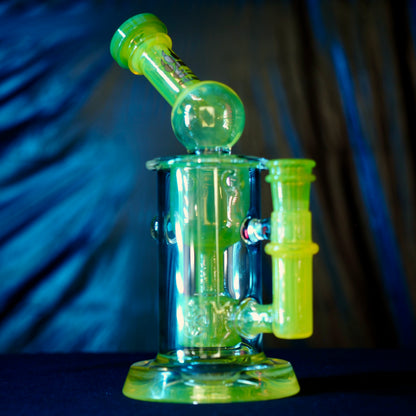 Calibear Kickback Torus Incycler Encased Two Opals W/ Seed of Life Perc