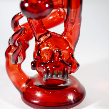 Warwick Glass - Red Skullcycler