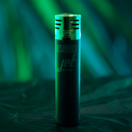 CLIPPER - Jet Lighter - Black/Gold