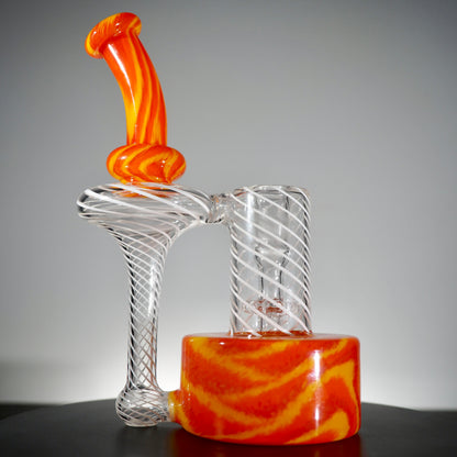 Orange Fumed with Lines RBR