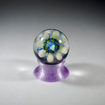 Flower Marble with floating Opal
