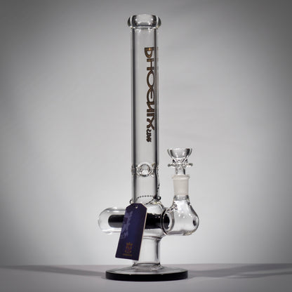 Horizontal Inline Glass Perc Bong