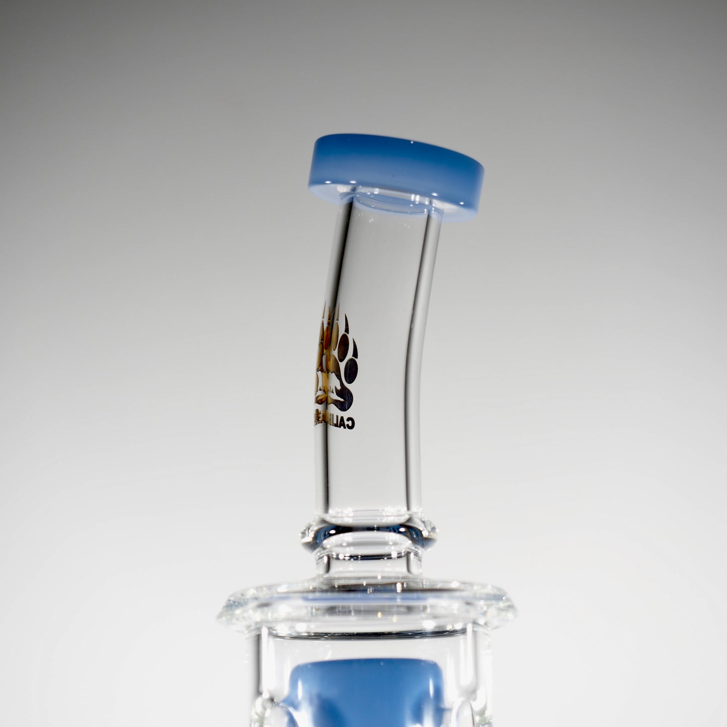Calibear Flower Straight Fab-V2 Water Pipe | Flower of Life Perc Bong