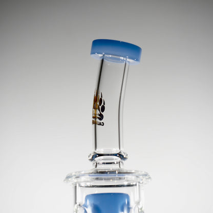 Calibear Flower Straight Fab-V2 Water Pipe | Flower of Life Perc Bong