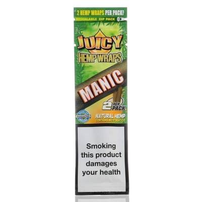 Juicy Hemp Wraps - Manic - 2pc