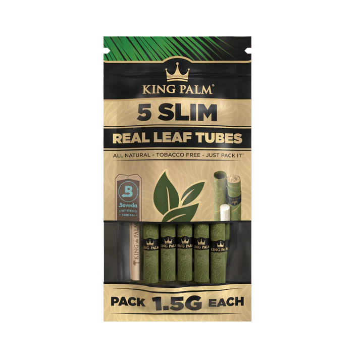 King Palm Slim - Natural - 5pc