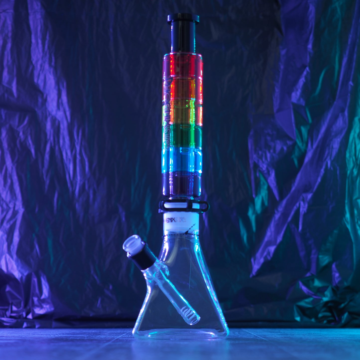 Rainbow Glycerine Pyramid Beaker