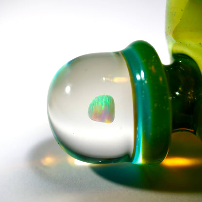 Spoon Pipe with Opal