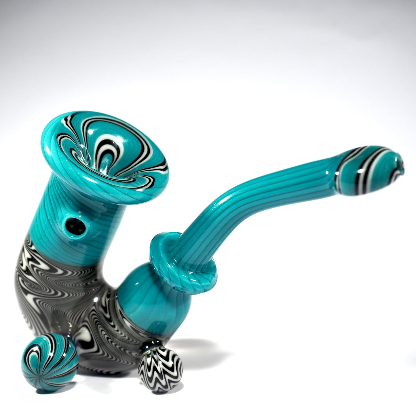 Aleycat Glass Push Bub x Pipe Smoking Set