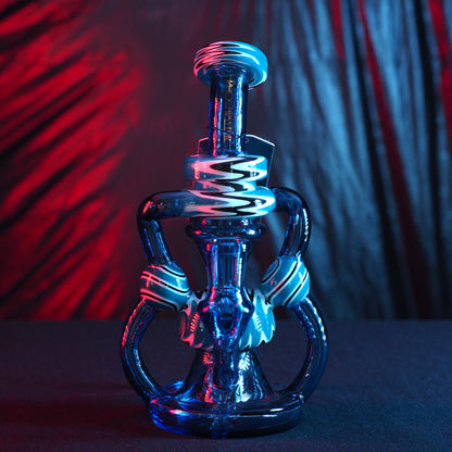 7.3" Recycler Rig with America Northstar Glass