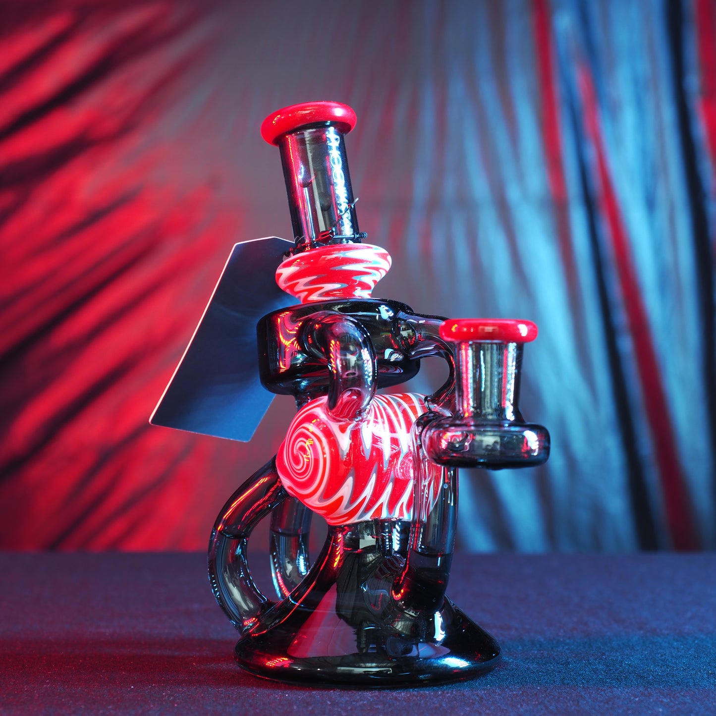 6.8" Recycler with American Glass