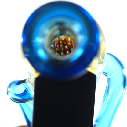 7" Silver Fumed Recycler Rig with Showerhead Perc