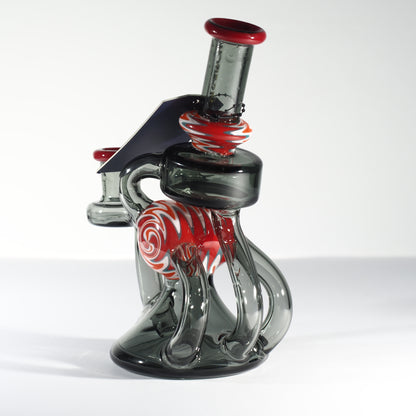 6.8" Recycler with American Glass