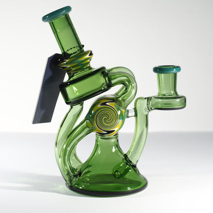 6.8" Recycler with American Glass
