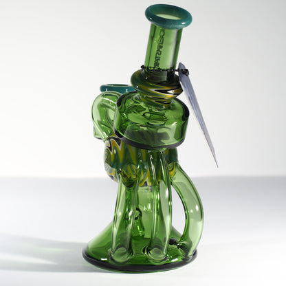 6.8" Recycler with American Glass