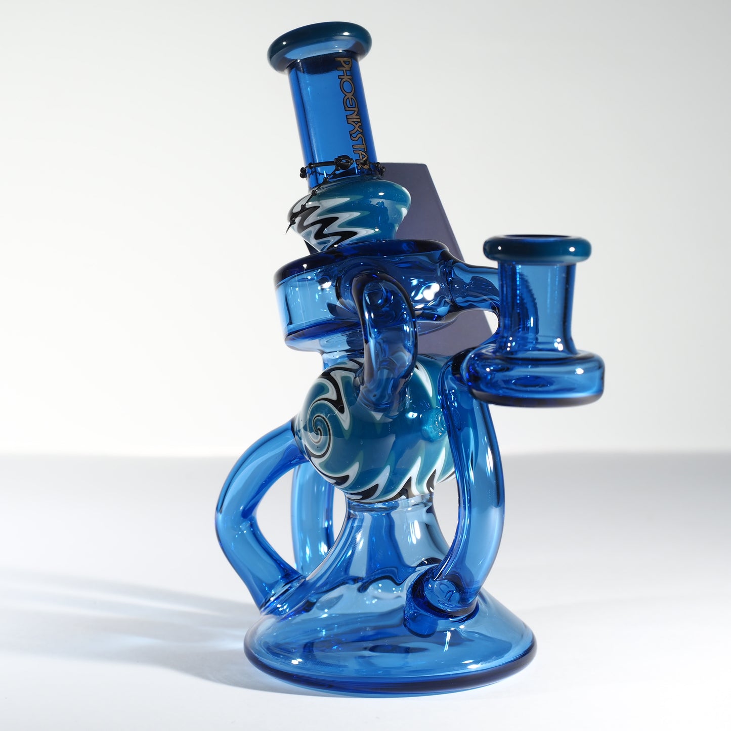 6.8" Recycler with American Glass
