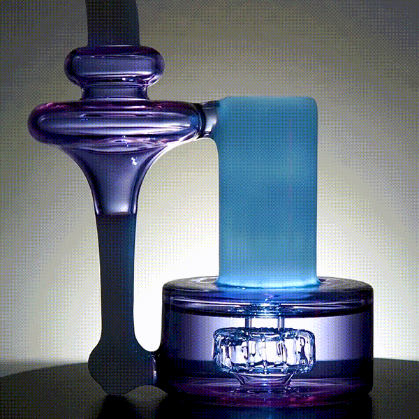 Purple on Clear with White RBR