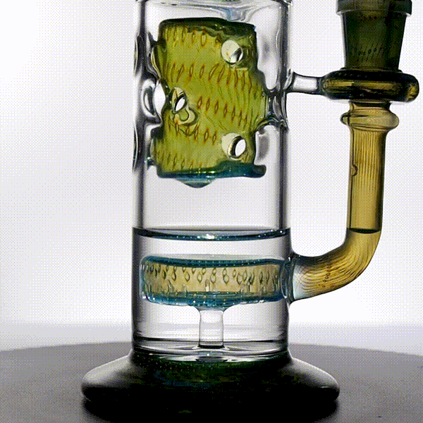 Green Fumed Straight Swiss Fab