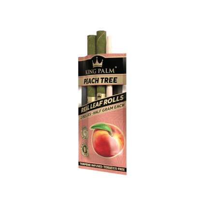 King Palm Rollies - Peach Tree - 2pc