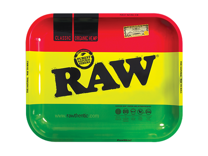 RAW - Rolling Tray - Rasta