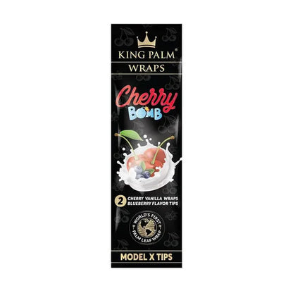 King Palm Flavoured Palm Leaf Wraps - Cherry Bomb - 2pc