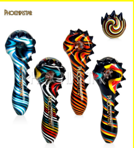 Colour Swirl Glass Hand Pipe