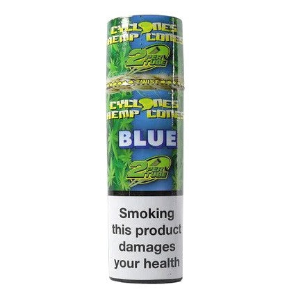 Cyclones Hemp Cones Xtra Slow - Blue - 2pc