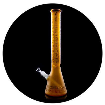 Beaker Bong - Sandblasted patterns