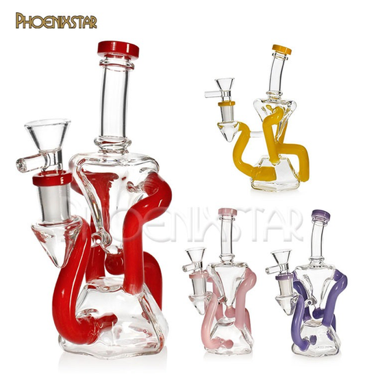 Recycler with 3 hole perc