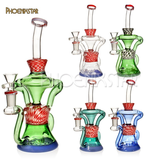 Recycler with showerhead Perc