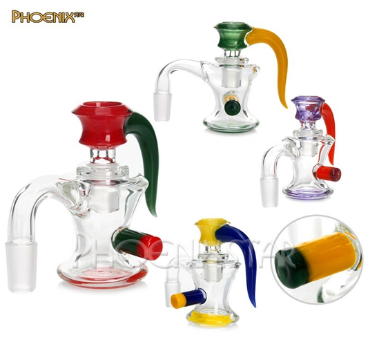 American Northstar Glass Dry Ash Catchers with Matching Horned Slide