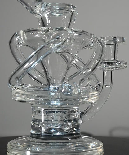 Sabai Glass - 4-Uptake Recycler Rig 10mm