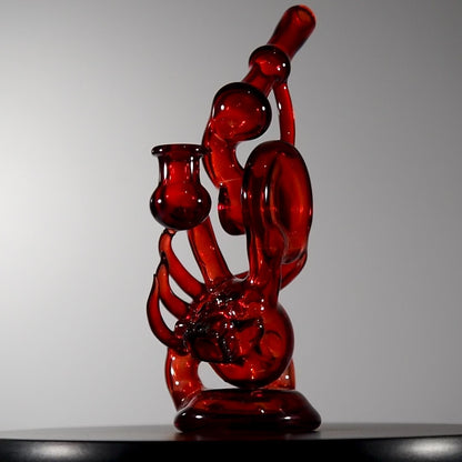 Warwick Glass - Red Skullcycler