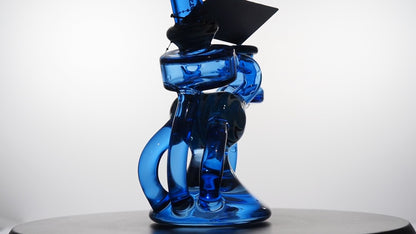 6.8" Recycler with American Glass