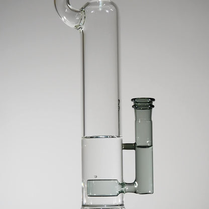 Calibear 16" Natty Neck Flower Bong | Flower of Life Perc Glass Water Pipe
