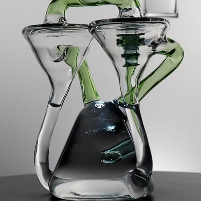 Man Child Glass "Accented Double Spinner