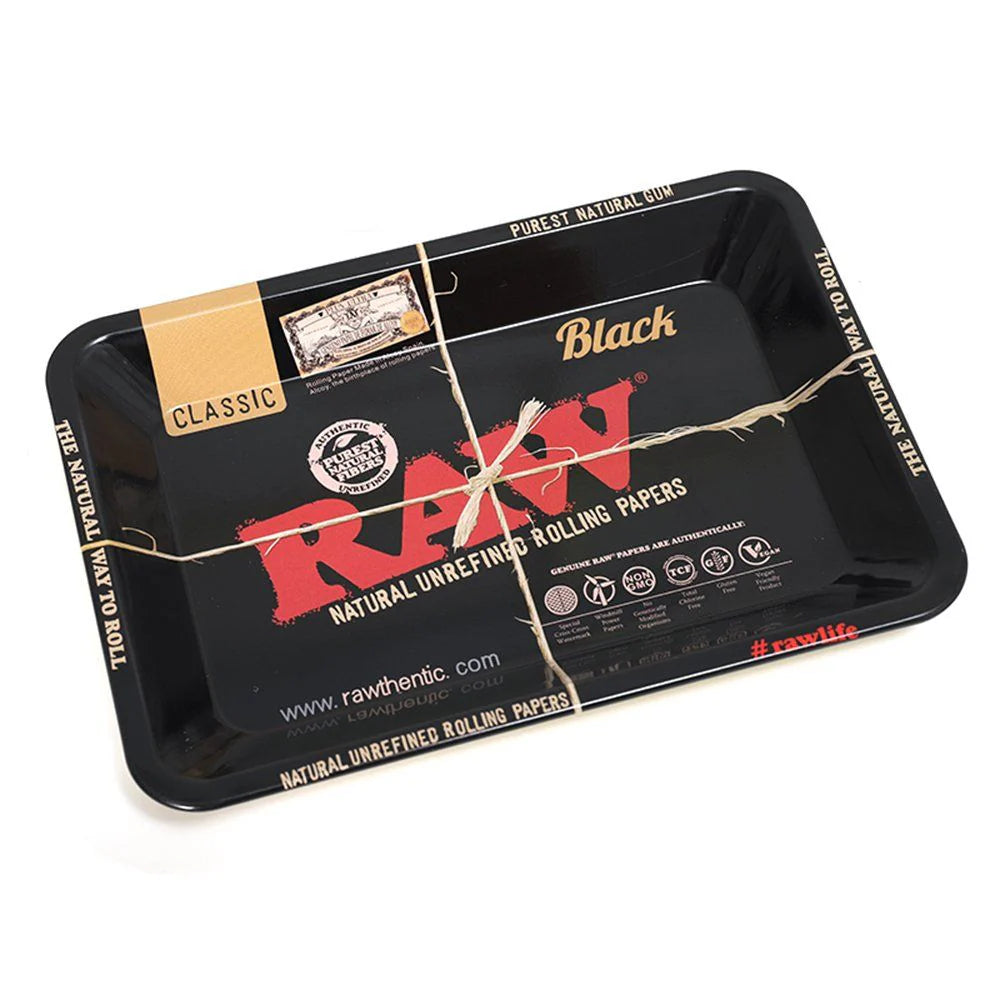 RAW - Rolling Tray - Black